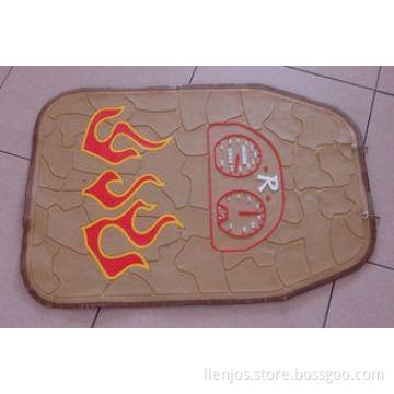 Logo Printed Non Slip Rubber Car Mats , Personalized Car Fl